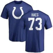 Joe Haeg Indianapolis Colts Name & Number Logo T-Shirt - Royal