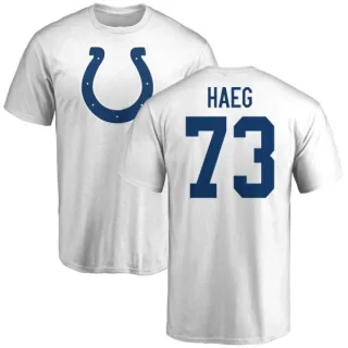 Joe Haeg Indianapolis Colts Name & Number Logo T-Shirt - White