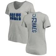 Joe Haeg Women's Indianapolis Colts Backer V-Neck T-Shirt - Ash