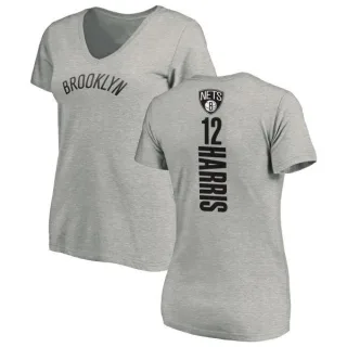Joe Harris Women's Brooklyn Nets Ash Backer T-Shirt