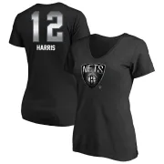 Joe Harris Women's Brooklyn Nets Black Midnight Mascot T-Shirt