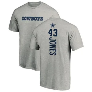 Joe Jones Dallas Cowboys Backer T-Shirt - Ash