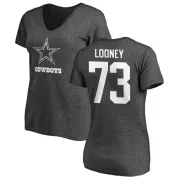 Joe Looney Women's Dallas Cowboys One Color T-Shirt - Ash