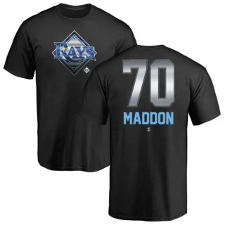 Joe Maddon Tampa Bay Rays Midnight Mascot T-Shirt - Black