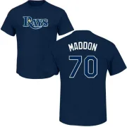 Joe Maddon Tampa Bay Rays Name & Number T-Shirt - Navy