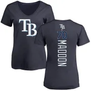 Joe Maddon Women's Tampa Bay Rays Backer Slim Fit T-Shirt - Navy