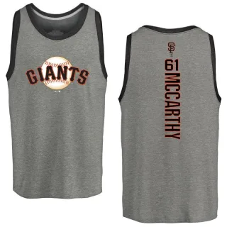 Joe McCarthy San Francisco Giants Backer Tri-Blend Tank - Heathered Gray