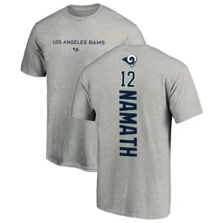 Joe Namath Los Angeles Rams Backer T-Shirt - Ash