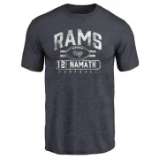 Joe Namath Los Angeles Rams Flanker Tri-Blend T-Shirt - Navy