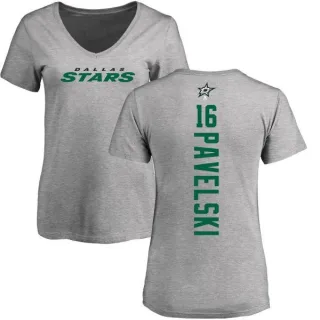 Joe Pavelski Women's Dallas Stars Backer T-Shirt - Ash