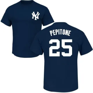 Joe Pepitone New York Yankees Name & Number T-Shirt - Navy