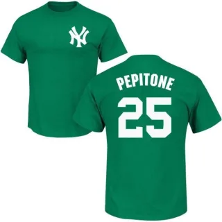 Joe Pepitone New York Yankees St. Patrick's Day Name & Number T-Shirt - Green