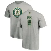 Joe Rudi Oakland Athletics Backer T-Shirt - Ash