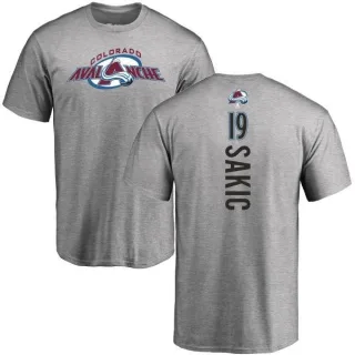 Joe Sakic Colorado Avalanche Backer T-Shirt - Ash