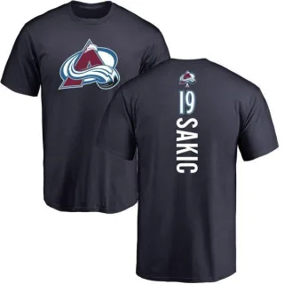 Joe Sakic Colorado Avalanche Backer T-Shirt - Navy