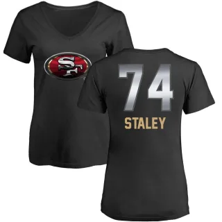 Joe Staley Women's San Francisco 49ers Midnight Mascot T-Shirt - Black