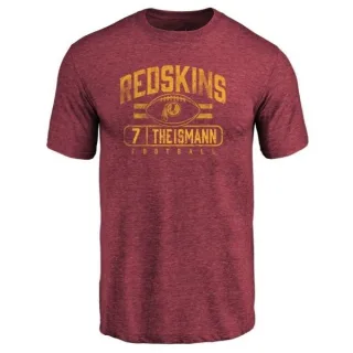 Joe Theismann Washington Redskins Flanker Tri-Blend T-Shirt - Burgundy