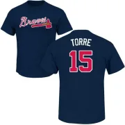 Joe Torre Atlanta Braves Name & Number T-Shirt - Navy