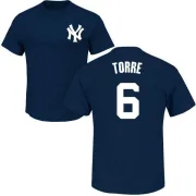 Joe Torre New York Yankees Name & Number T-Shirt - Navy