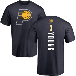 Joe Young Indiana Pacers Navy Backer T-Shirt