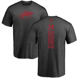 Joel Eriksson Ek Minnesota Wild One Color Backer T-Shirt - Charcoal