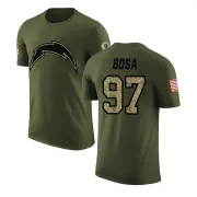 Joey Bosa Los Angeles Chargers Olive Salute to Service Legend T-Shirt