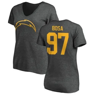 Joey Bosa Women's Los Angeles Chargers One Color T-Shirt - Ash