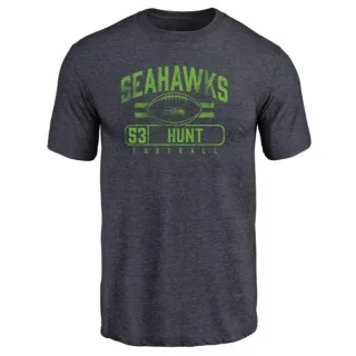 Joey Hunt Seattle Seahawks Flanker Tri-Blend T-Shirt - Navy