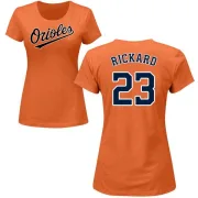 Joey Rickard Women's Baltimore Orioles Name & Number T-Shirt - Orange