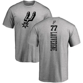Joffrey Lauvergne San Antonio Spurs Heathered Gray One Color Backer T-Shirt