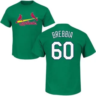 John Brebbia St. Louis Cardinals St. Patrick's Day Name & Number T-Shirt - Green