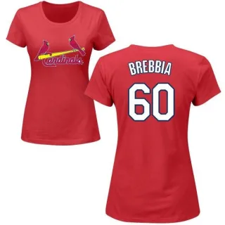 John Brebbia Women's St. Louis Cardinals Name & Number T-Shirt - Red