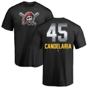 John Candelaria Pittsburgh Pirates Midnight Mascot T-Shirt - Black