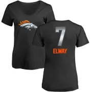 John Elway Women's Denver Broncos Midnight Mascot T-Shirt - Black