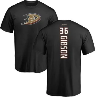 John Gibson Anaheim Ducks Backer T-Shirt - Black