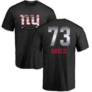 John Greco New York Giants Midnight Mascot T-Shirt - Black