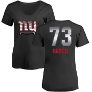 John Greco Women's New York Giants Midnight Mascot T-Shirt - Black