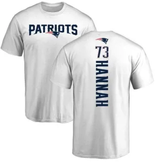 John Hannah New England Patriots Backer T-Shirt - White