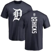 John Hicks Detroit Tigers Backer T-Shirt - Navy