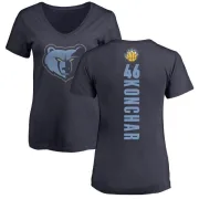 John Konchar Women's Memphis Grizzlies Navy Backer T-Shirt