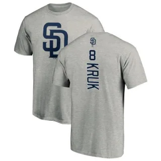 John Kruk San Diego Padres Backer T-Shirt - Ash