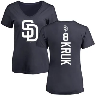 John Kruk Women's San Diego Padres Backer Slim Fit T-Shirt - Navy