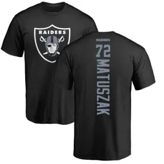 John Matuszak Oakland Raiders Backer T-Shirt - Black