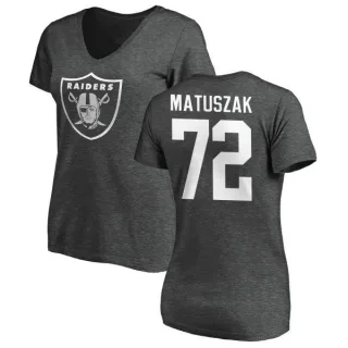 John Matuszak Women's Oakland Raiders One Color T-Shirt - Ash