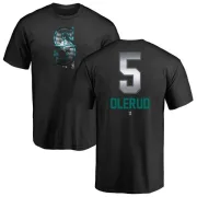 John Olerud Seattle Mariners Midnight Mascot T-Shirt - Black