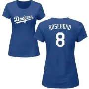 John Roseboro Women's Los Angeles Dodgers Name & Number T-Shirt - Royal