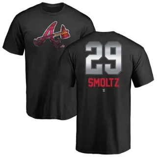 John Smoltz Atlanta Braves Midnight Mascot T-Shirt - Black