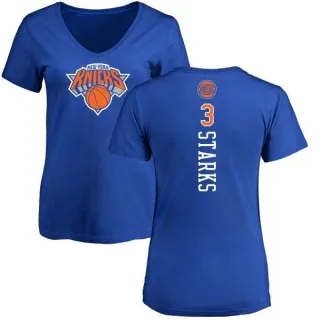 John Starks Women's New York Knicks Royal Backer T-Shirt