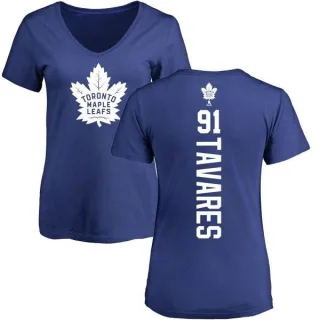 John Tavares Women's Toronto Maple Leafs Backer T-Shirt - Blue