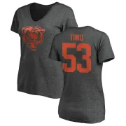 John Timu Women's Chicago Bears One Color T-Shirt - Ash